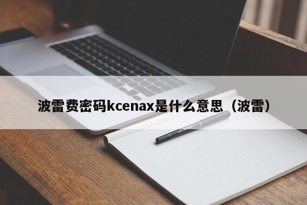 波雷费密码kcenax是什么意思（波雷）